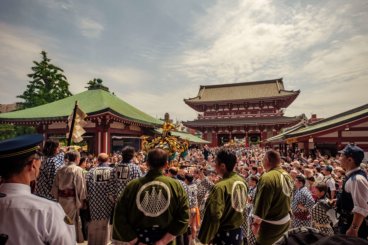 Sanja Matsuri festival in Tokyo Japan