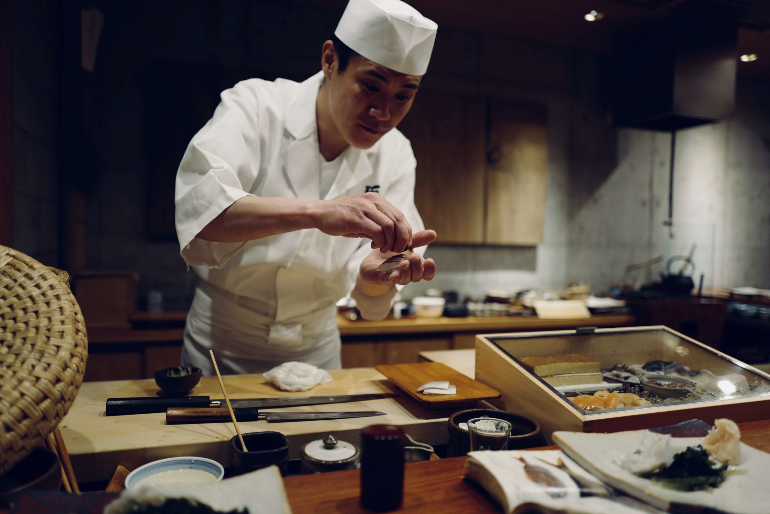 Sushi chef Japan