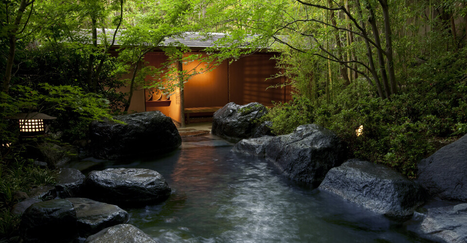 Tsuu-no-Yu bath at Yagyu-no-Sho ryokan, Izu, Shizuoka, Japan